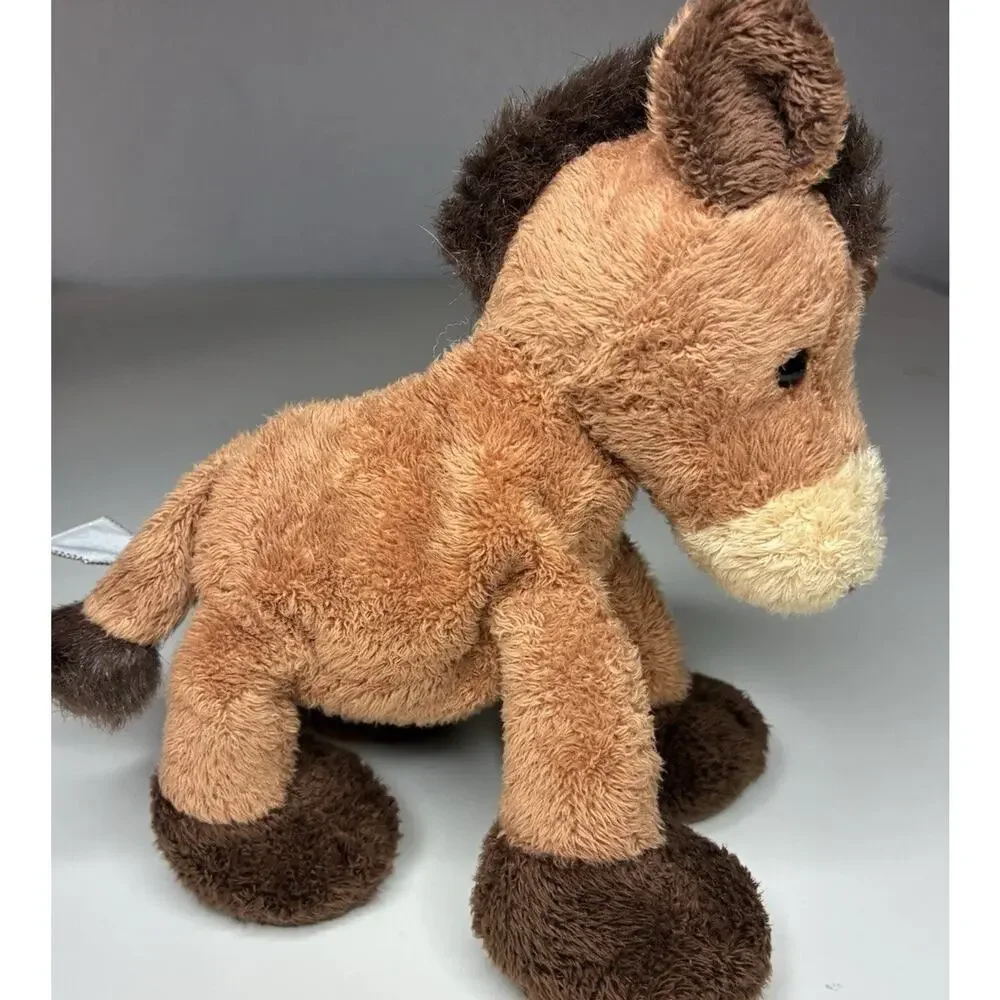 Vintage Gund Gallopy Horse Plush 5” Brown Small Beanie Floppy Long Legs #30022